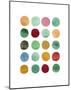 Series Colored Dots No. I-Louise van Terheijden-Mounted Art Print