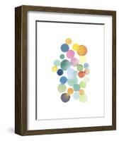 Series Colored Dots No. III-Louise van Terheijden-Framed Art Print