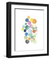 Series Colored Dots No. III-Louise van Terheijden-Framed Art Print