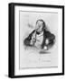 Series Galerie Physionomique, a True Smoker, 1836-Honore Daumier-Framed Giclee Print