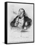 Series Galerie Physionomique, a True Smoker, 1836-Honore Daumier-Framed Stretched Canvas