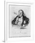 Series Galerie Physionomique, a True Smoker, 1836-Honore Daumier-Framed Giclee Print