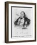 Series Galerie Physionomique, a True Smoker, 1836-Honore Daumier-Framed Giclee Print