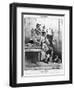 Series L'Imagination, the Headache, c.1830-Honore Daumier-Framed Giclee Print