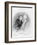 Series 'Les beaux jours de la vie', A Happy Find, illustration from 'Le Charivari', 11th September-Honore Daumier-Framed Giclee Print