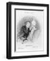 Series 'Les beaux jours de la vie', A Happy Find, illustration from 'Le Charivari', 11th September-Honore Daumier-Framed Giclee Print