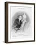 Series 'Les beaux jours de la vie', A Happy Find, illustration from 'Le Charivari', 11th September-Honore Daumier-Framed Giclee Print