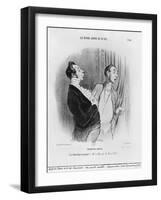 Series 'Les beaux jours de la vie', A New Nobleman, Illustration from 'Le Charivari', 2nd July 1845-Honore Daumier-Framed Giclee Print