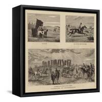 Series of Hunting Illustrations-null-Framed Stretched Canvas