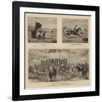 Series of Hunting Illustrations-null-Framed Giclee Print