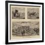 Series of Hunting Illustrations-null-Framed Giclee Print