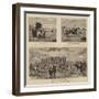 Series of Hunting Illustrations-null-Framed Giclee Print
