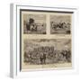 Series of Hunting Illustrations-null-Framed Giclee Print