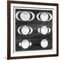 Series of Observations of the Planet Saturn, 1656-null-Framed Giclee Print