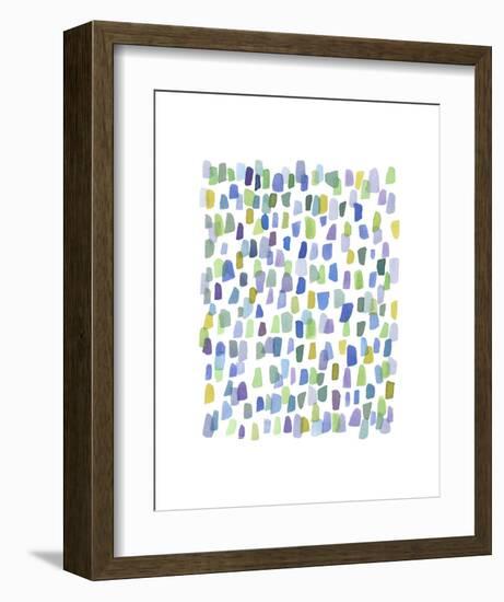 Series Rain No. I-Louise van Terheijden-Framed Art Print