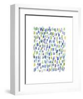 Series Rain No. I-Louise van Terheijden-Framed Art Print