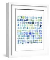 Series Sea Glass No. III-Louise van Terheijden-Framed Art Print