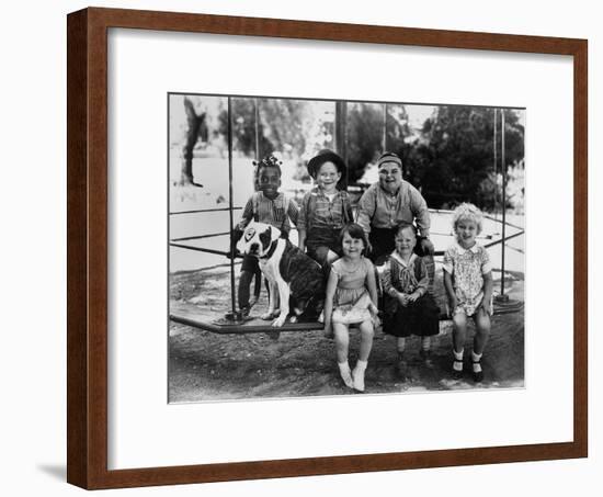 Series the Little Rascals/Our Gang Comedies, C. Late 1920S-null-Framed Photo