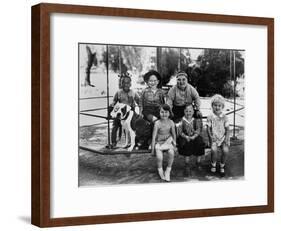 Series the Little Rascals/Our Gang Comedies, C. Late 1920S-null-Framed Photo