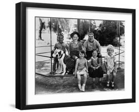 Series the Little Rascals/Our Gang Comedies, C. Late 1920S-null-Framed Photo