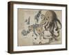 Serio-Comic War Map of Europe for the Year 1877, London-Frederick W Rose-Framed Giclee Print