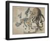 Serio-Comic War Map of Europe for the Year 1877, London-Frederick W Rose-Framed Giclee Print