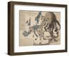 Serio-Comic War Map-null-Framed Giclee Print