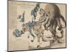 Serio-Comic War Map-null-Mounted Giclee Print