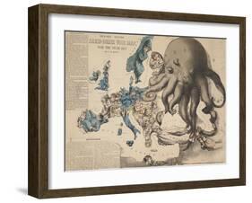 Serio-Comic War Map-null-Framed Giclee Print