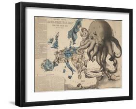Serio-Comic War Map-null-Framed Giclee Print