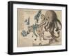 Serio-Comic War Map-null-Framed Giclee Print