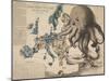 Serio-Comic War Map-null-Mounted Giclee Print