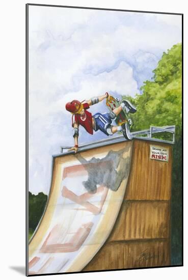 Serious Hangtime-Jay Throckmorton-Mounted Art Print