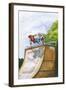 Serious Hangtime-Jay Throckmorton-Framed Art Print