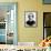 Serious Portrait of Composer Erik Satie-null-Framed Stretched Canvas displayed on a wall