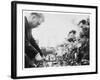 Serious Thought at a Chess Match-Henry Grant-Framed Photographic Print
