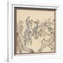 Seriously Passionate Couples Dance the Tango-Olaf Gulbransson-Framed Art Print