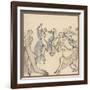 Seriously Passionate Couples Dance the Tango-Olaf Gulbransson-Framed Art Print