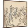 Seriously Passionate Couples Dance the Tango-Olaf Gulbransson-Mounted Art Print