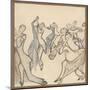 Seriously Passionate Couples Dance the Tango-Olaf Gulbransson-Mounted Art Print