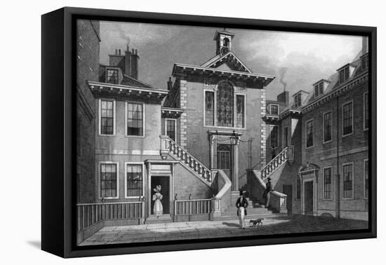 Serjeant's Inn-Thomas H Shepherd-Framed Stretched Canvas