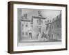 Serjeants' Inn, Chancery Lane, City of London, 1830-HW Bond-Framed Giclee Print