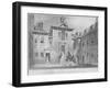 Serjeants' Inn, Chancery Lane, City of London, 1830-HW Bond-Framed Giclee Print