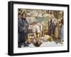 Sermon and Deeds of Antichrist, from Last Judgment Fresco Cycle, 1499-1504-Luca Signorelli-Framed Giclee Print