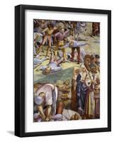 Sermon and Deeds of Antichrist, from Last Judgment Fresco Cycle, 1499-1504-Luca Signorelli-Framed Giclee Print