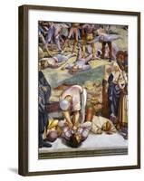 Sermon and Deeds of Antichrist, from Last Judgment Fresco Cycle, 1499-1504-Luca Signorelli-Framed Giclee Print