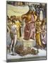 Sermon and Deeds of Antichrist, from Last Judgment Fresco Cycle, 1499-1504-Luca Signorelli-Mounted Giclee Print