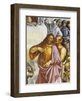 Sermon and Deeds of Antichrist, from Last Judgment Fresco Cycle, 1499-1504-Luca Signorelli-Framed Giclee Print