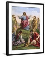 Sermon on Mount-null-Framed Art Print