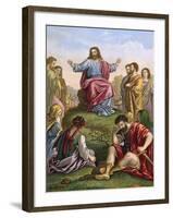 Sermon on Mount-null-Framed Art Print